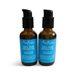 SheaMoisture 100% Pure Argan Oil Head to Toe Smoothing Lot of 2 1.6oz NWT